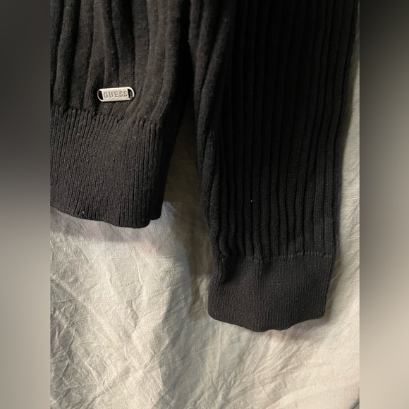 Mens XXL black guess sweater - Picture 2 of 4